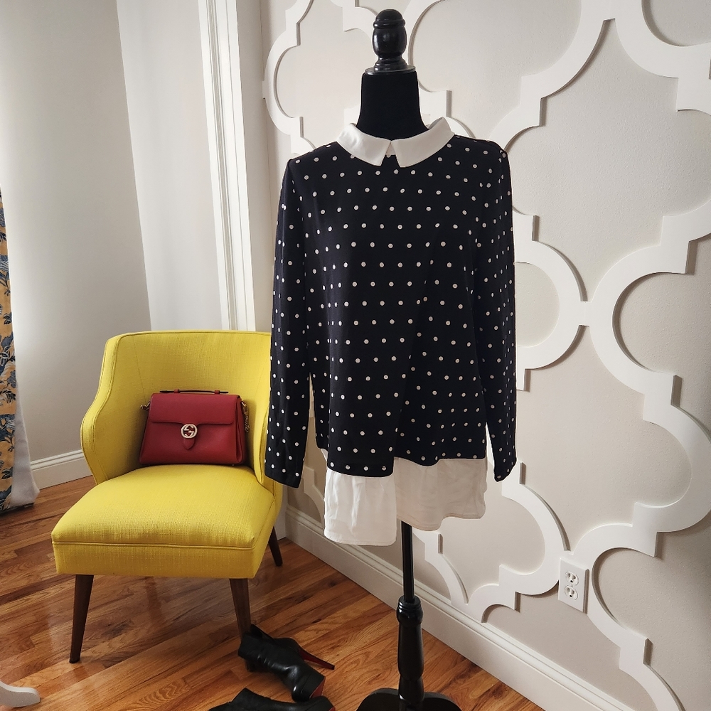 Polka-dot top